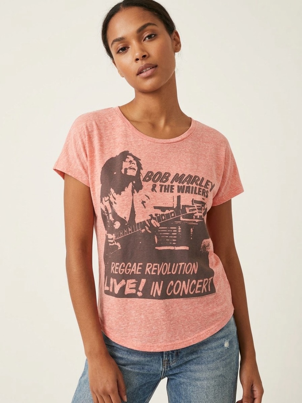 Catch A Fire Cedella Marley Bob Marley Graphic Tee S EUC Retro 2012 Collectible